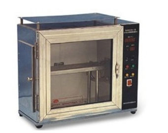 Горизонтальное испытательное оборудование определения температуры воспламенения, свойства сгорания испытания воспламеняемости ткани