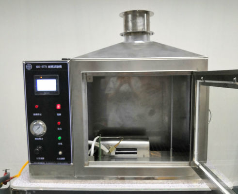 Оборудование для испытаний воспламеняемости нержавеющей стали на огнеупорный ИСО 11925-2 строительных материалов