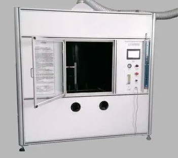 UL1581 Устройство для испытания сгорания Вертикальная горизонтальная большая камера сгорания
