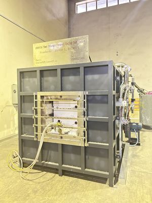 ISO834-1 Огнестойкая стеклянная стальная структура Огнестойкая покрытие Огнеиспытательная печь