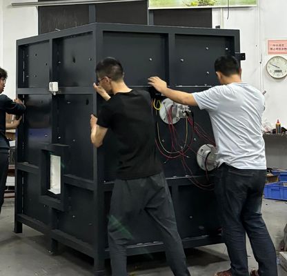 Высокоточная стальная конструкция огнеупорная испытательная печь по покрытию