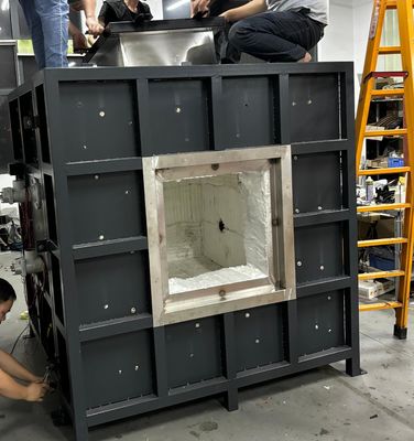 Высокоточная стальная конструкция огнеупорная испытательная печь по покрытию