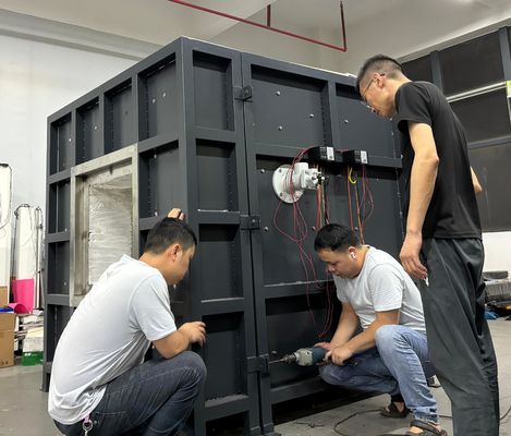 Высокоточная стальная конструкция огнеупорная испытательная печь по покрытию