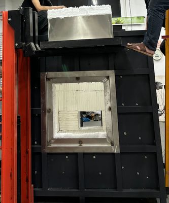 Стальная конструкция Огнестойкая Пробная испытательная печь Высокотемпературная стойкость ниже 1300 C