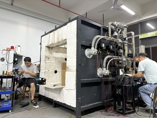 Печь для испытания огнестойкости стальных конструкций с противопожарным покрытием