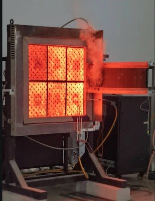 Печь для испытания огнестойкости стальных конструкций с противопожарным покрытием