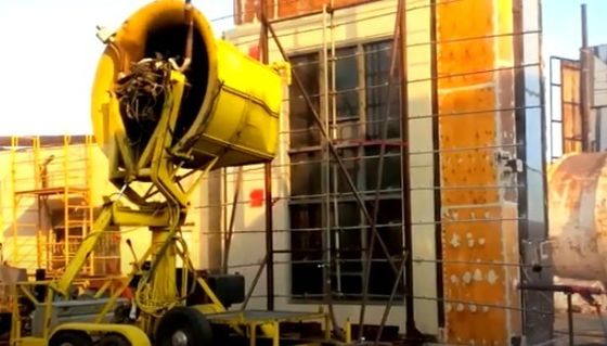 AAMA 501.1 Испытание строительных материалов Динамическое испытание проникновения воды