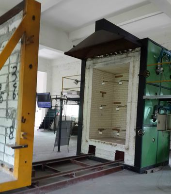 Стандартные строительные материалы ISO834 Вертикальная печь для огневых испытаний Лабораторное испытательное оборудование