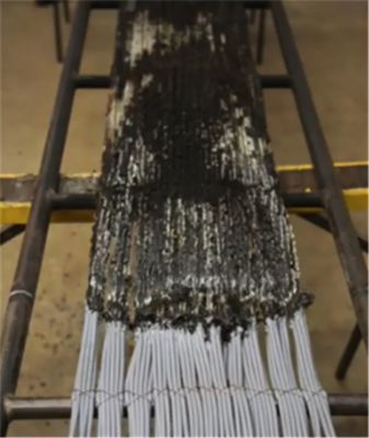 Испытатель горения пучков проводов и кабелей, установка для испытания пучков проводов и кабелей, установленных вертикально