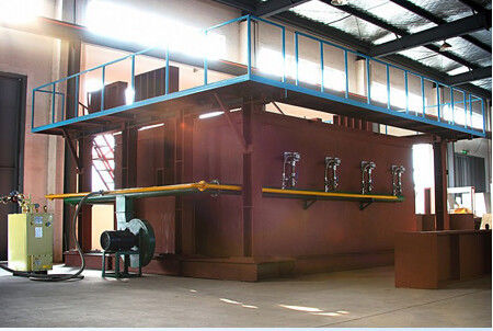 DX8364 Оборудование для испытаний огнестойкости строительных компонентов Вертикальная печь и горизонтальная печь EN13381-8